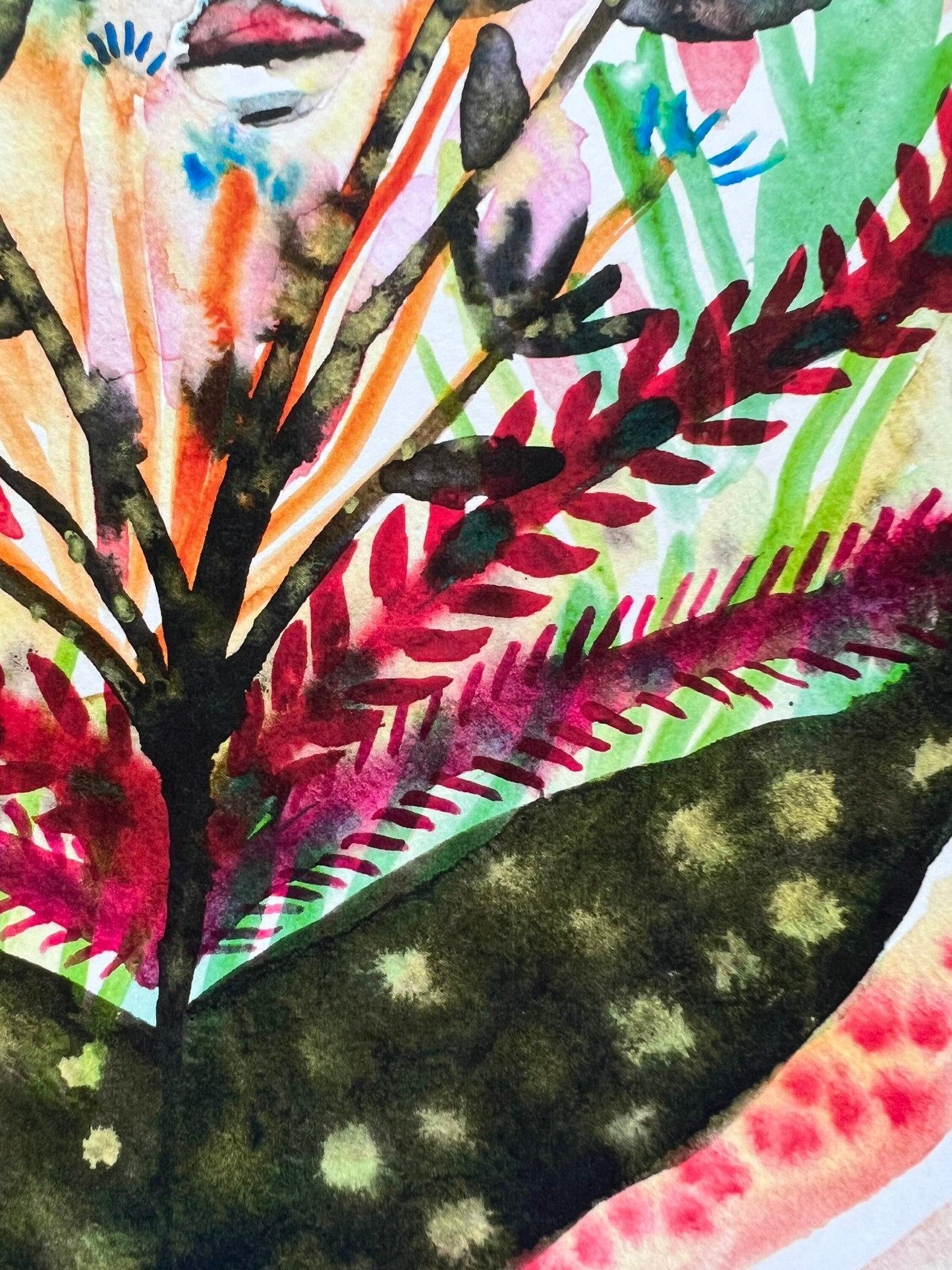 Original watercolor print: Heirloom Seeds