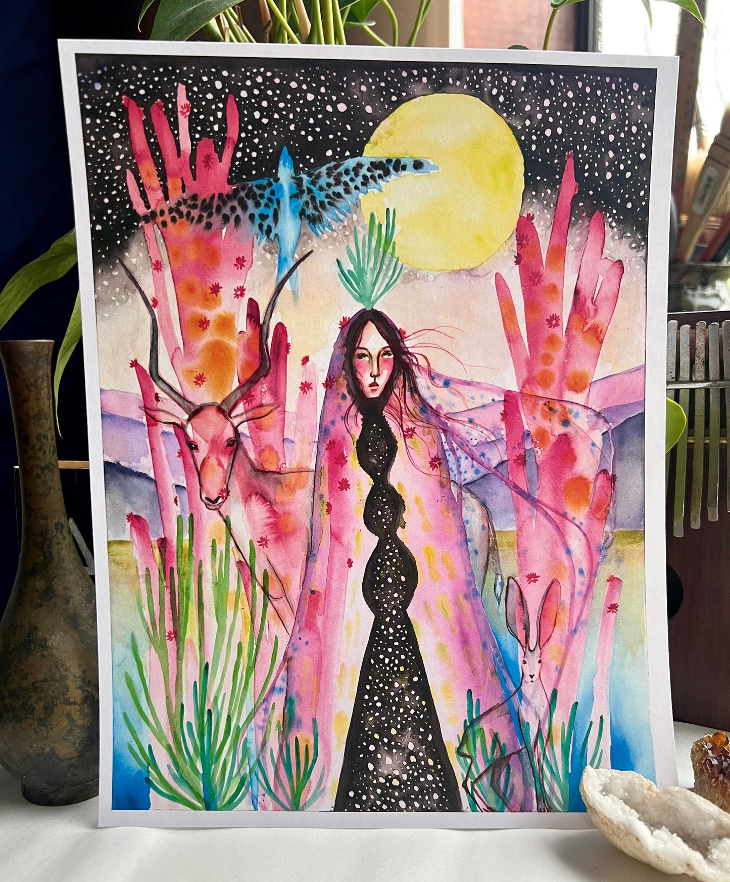 Original watercolor print: Paradise