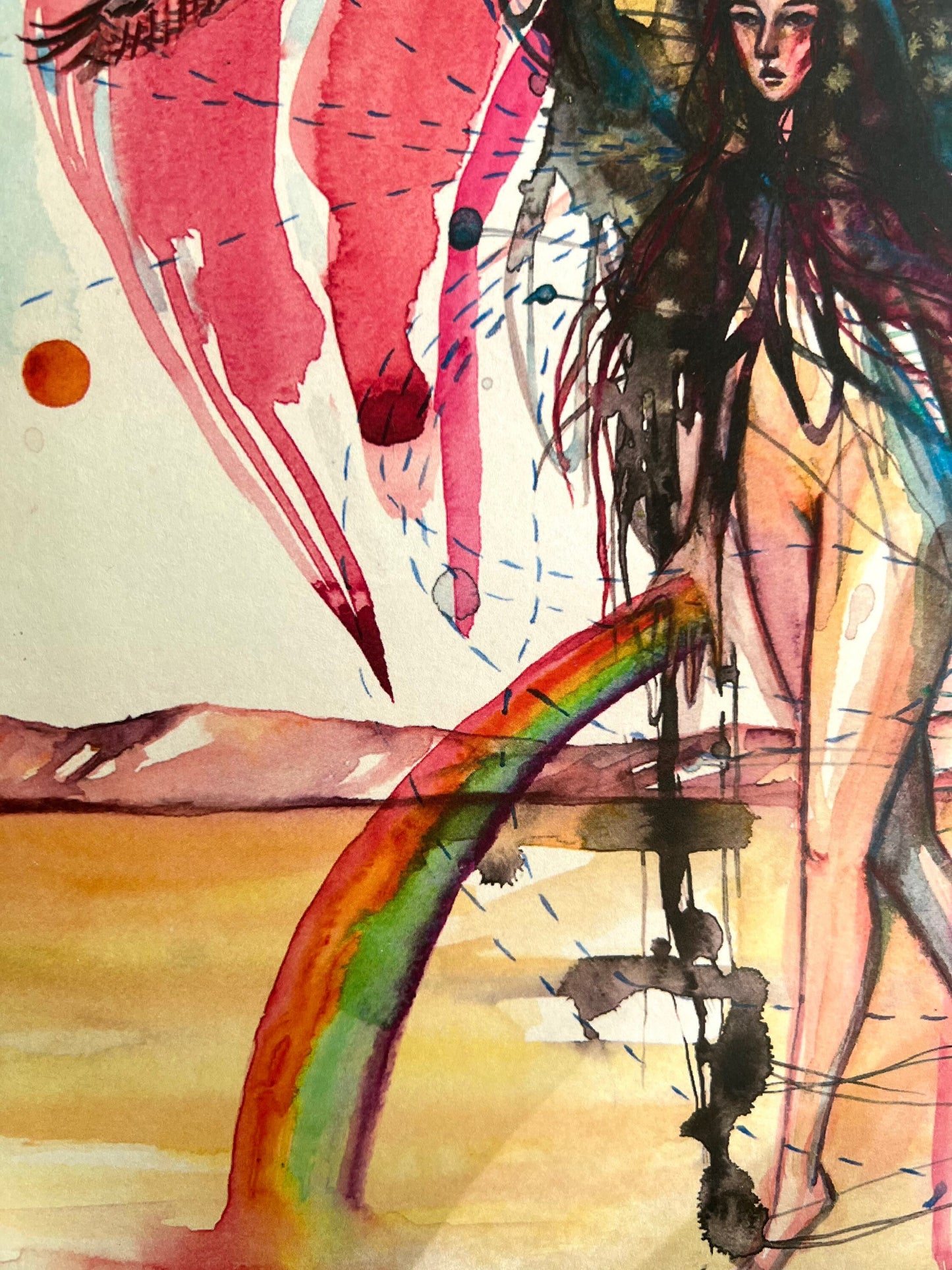 Original art print: The Things We Carry
