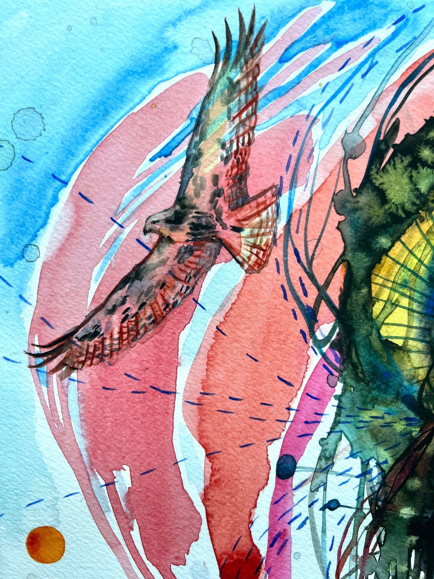 Original art giclee print: The Things We Carry