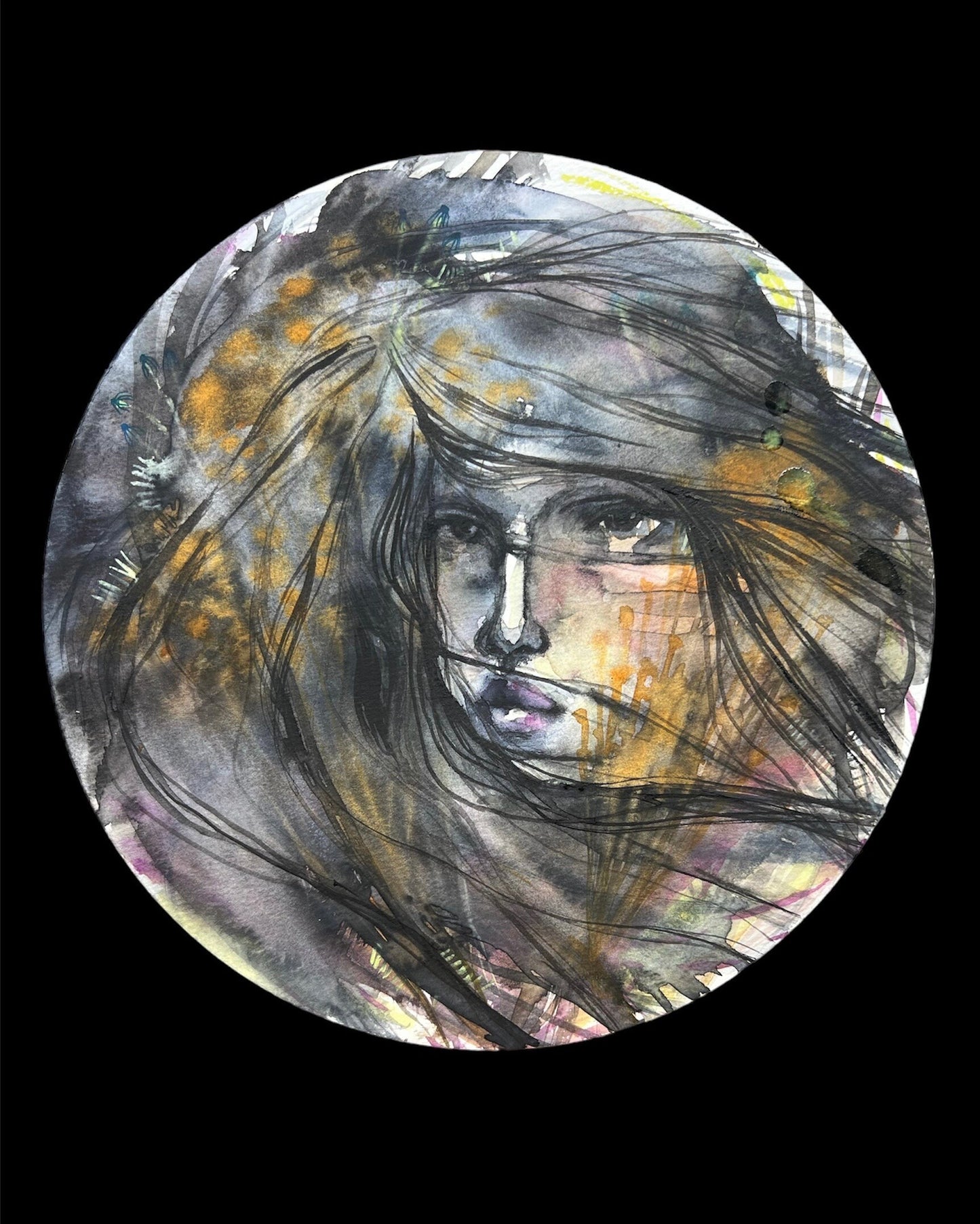 Original, watercolor, painting: My Soul At Rest