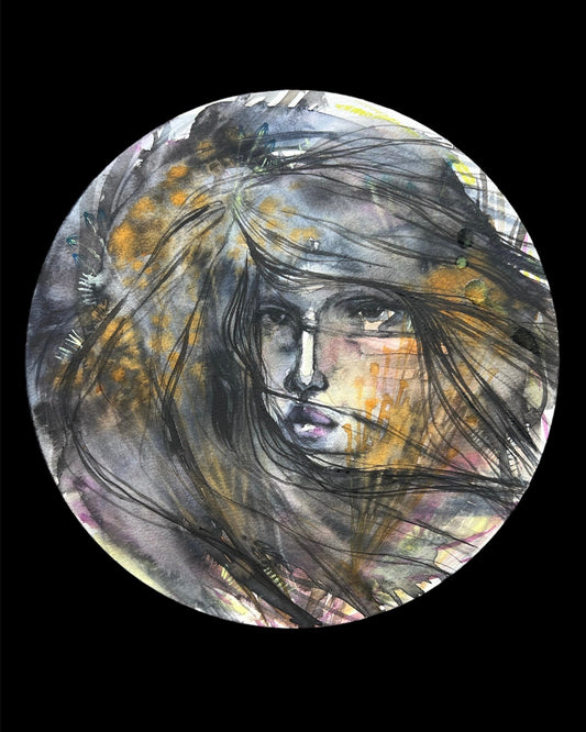 Original, watercolor, painting: My Soul At Rest